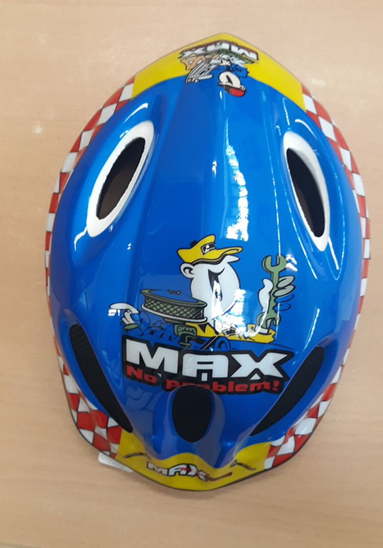 CASCO BICICLETA TKX NIO BIMBO AZUL MAX S